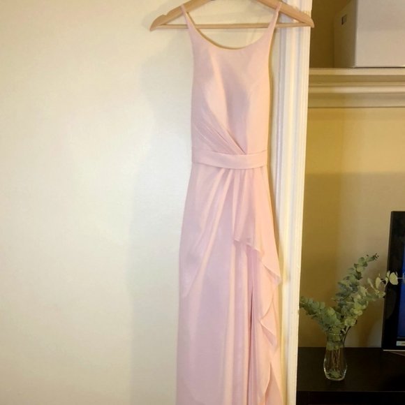 Azazie Cassandra in Blushing Pink - Petite XXS - Picture 2 of 7